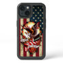 Vintage Patriotic American Flag Bald Eagle Tattoo iPhone 13 Case