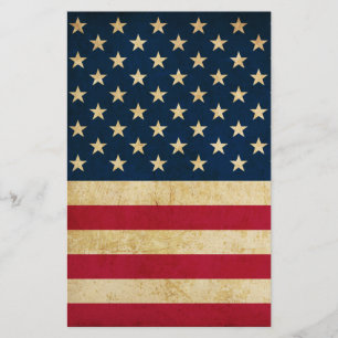 Vintage Patriotic American Flag Flyer