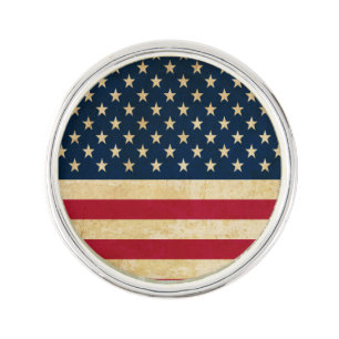 Vintage Patriotic American Flag Lapel Pin