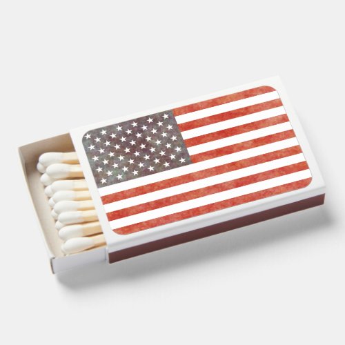 Vintage Patriotic American Flag Matchboxes