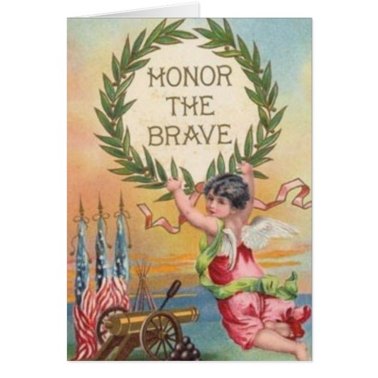 Vintage Patriotic Angel Cards (Front)