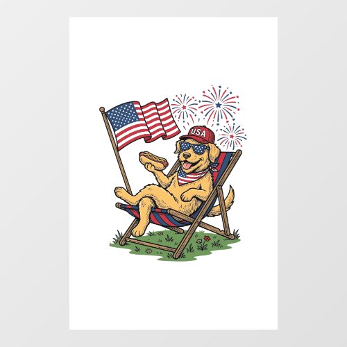 Vintage Patriotic Cats USA Shirt Design (2)_1 Window Cling