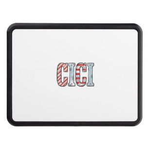 Vintage Patriotic CICI Name Vector Shirt Design_1 Hitch Cover