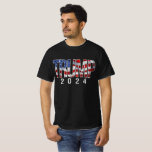 Vintage Patriotic Donald Trump 2024 T-Shirt