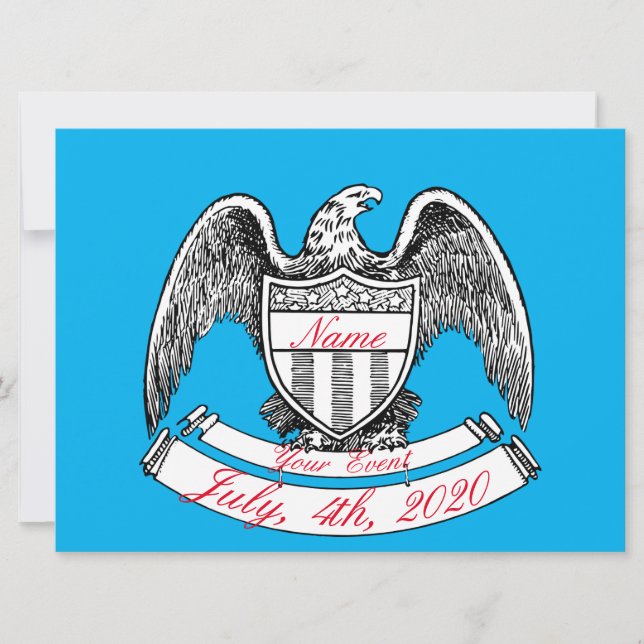 Vintage Patriotic Eagle PlaqueThunder_Cove (Front)