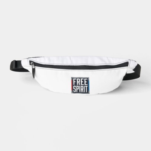Vintage Patriotic Free Spirit Box Graphic Design_1 Fanny Pack