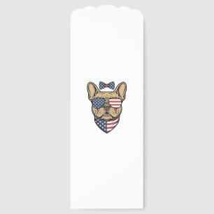 Vintage Patriotic French Bulldog Vector Art_1 Bookmarks