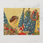 Vintage Patriotic Memorial Day Postcard