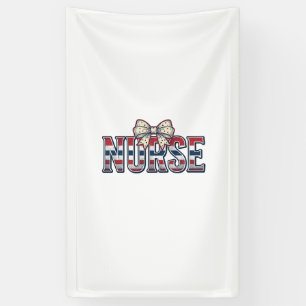Vintage Patriotic Nurse Bow Shirt Design_1 Banner