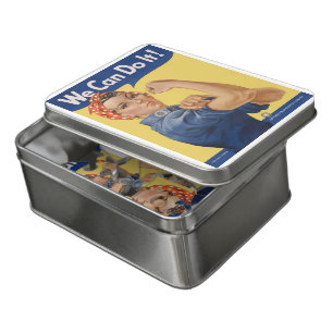 Vintage Patriotic Rosie the Riveter, We Can Do It! Jigsaw Puzzle