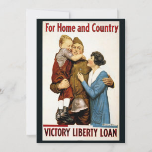 Vintage Patriotic Soldier for Victory Liberty Loan