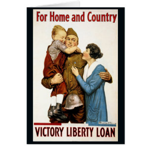 Vintage Patriotic Soldier for Victory Liberty Loan