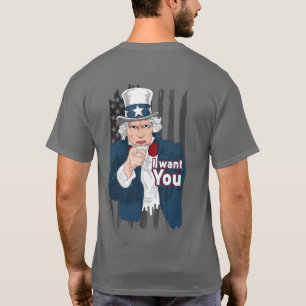 Vintage Patriotic Uncle Sam America T-Shirt
