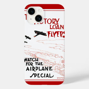 Vintage Patriotic, Victory Loan Flyers Airplanes Case-Mate iPhone 14 Case