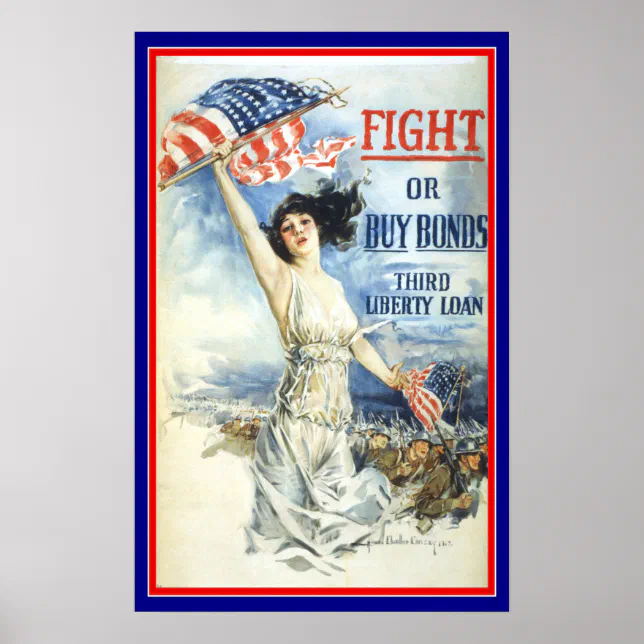 vintage american patriotic art