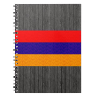 Vintage Pattern Armenian Flag Notebook