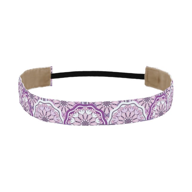 Vintage Pattern Athletic Headband (Front)