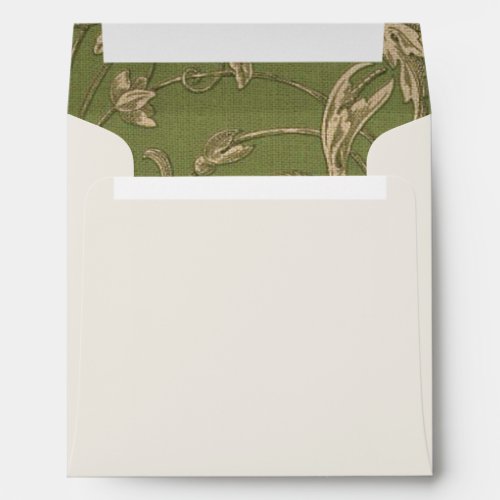 Vintage Pattern Custom Wedding Envelopes