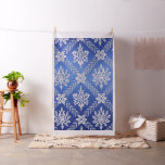 Vintage Pattern Fabric Blue