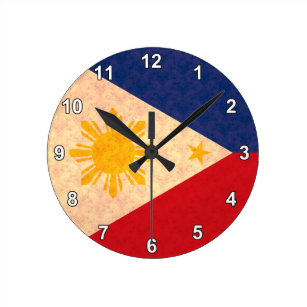 Philippine Flag Frameless Borderless Wall Clock Nice For Gifts or Decor Z203 