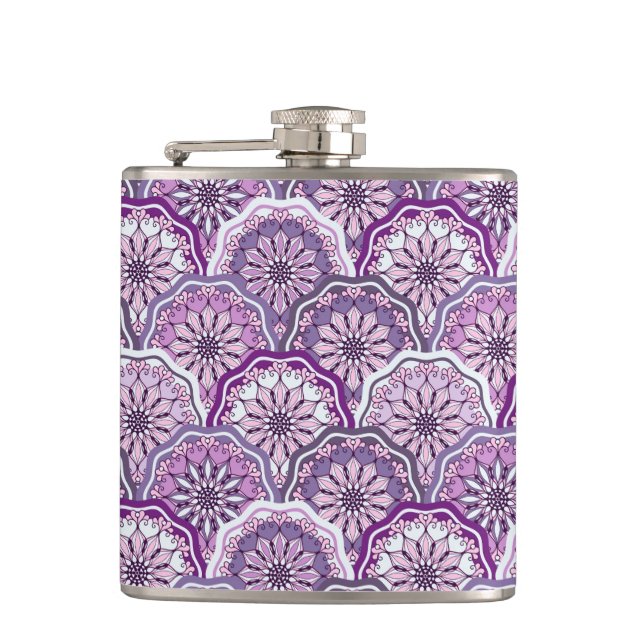 Vintage Pattern Flask (Front)