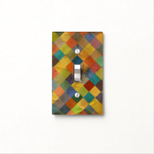 Vintage pattern. Geometric. Light Switch Cover
