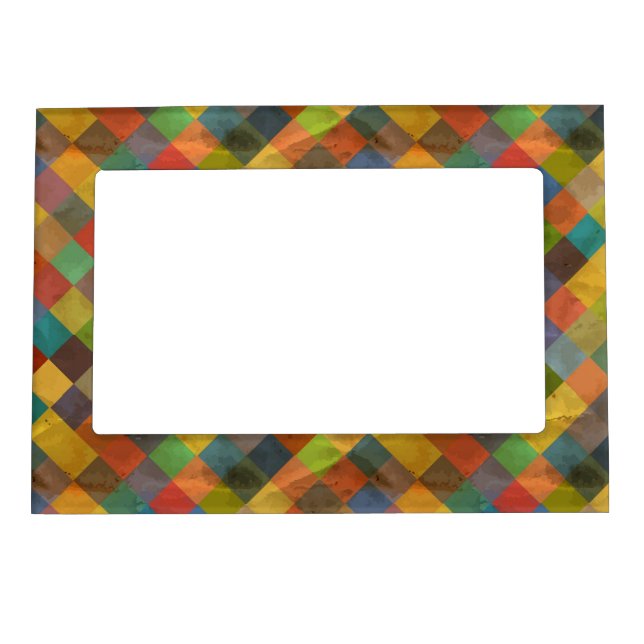 Vintage pattern. Geometric. Magnetic Frame (Front)