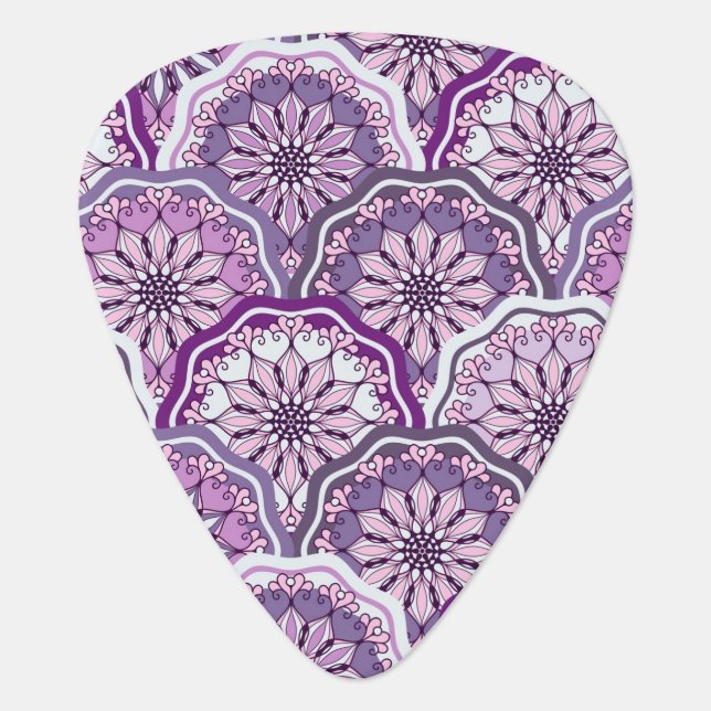 Vintage Pattern Guitar Pick (Front)