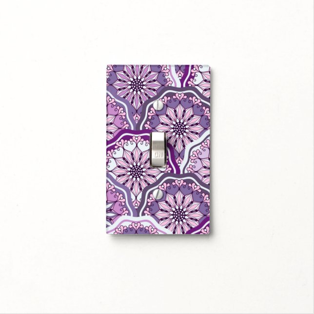 Vintage Pattern Light Switch Cover (In Situ)