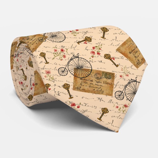 vintage pattern neck tie (Rolled)