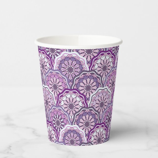 Vintage Pattern Paper Cups (Left)