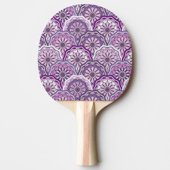 Vintage Pattern Ping-Pong Paddle (Front)