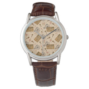 vintage pattern watch