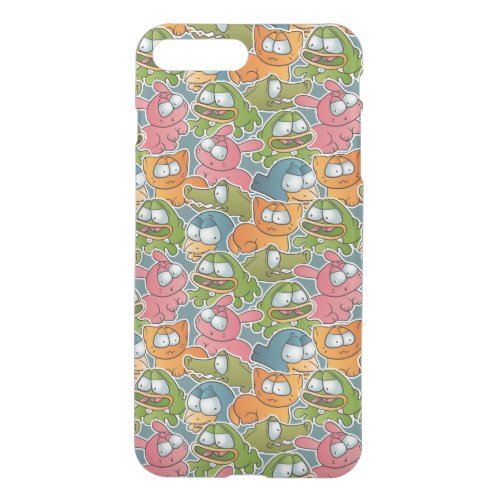 Vintage pattern with cartoon animals iPhone 8 plus7 plus case