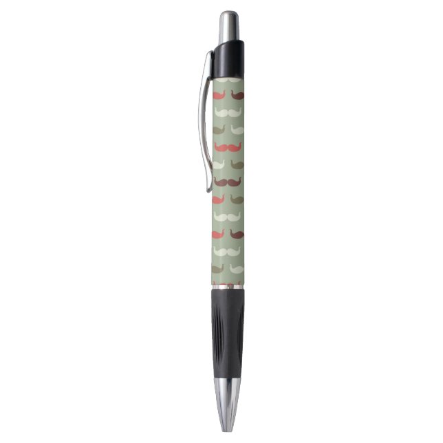 Vintage pattern with mustache pen (Top (Vertical))