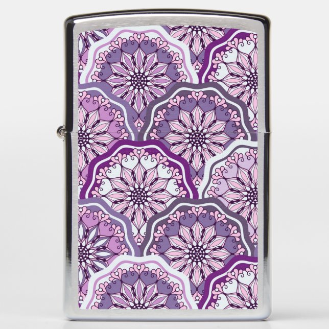 Vintage Pattern Zippo Lighter (Front)