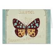 Vintage Patterned Butterfly (Front Horizontal)