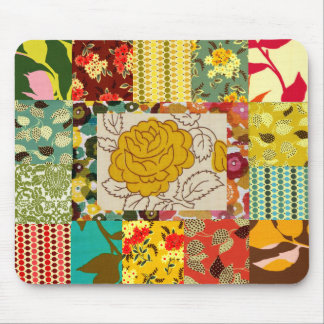 Vintage Patterns and Prints Mouse Pad