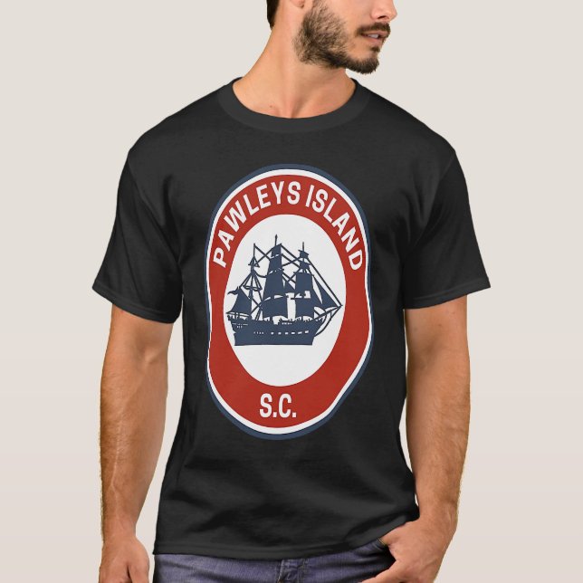 Vintage Pawleys Island South Carolina T-Shirt (Front)