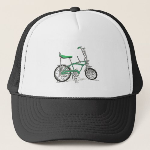 Vintage Pea Picker Green Sting Ray Bike Bicycle Trucker Hat