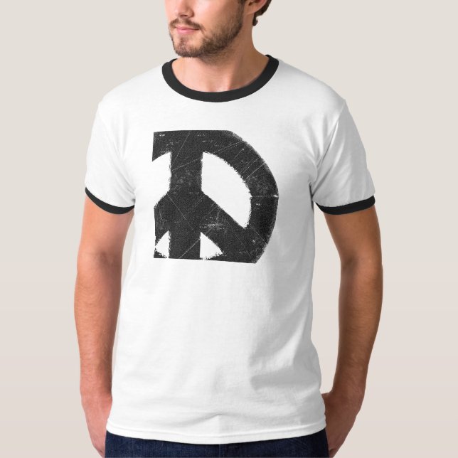Vintage Peace Sign T-Shirt (Front)