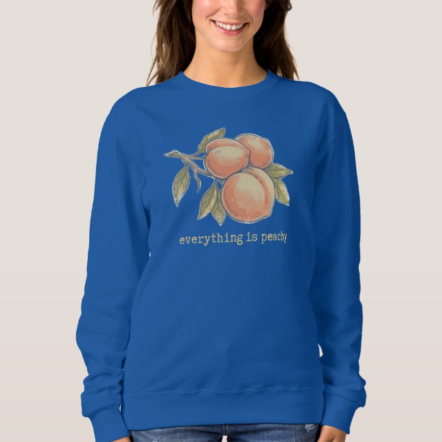 Vintage Peach | Everything is Peachy Sweatshirt (Front)