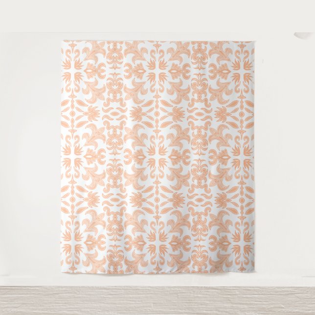Vintage Peach Pattern Backdrop (Front)