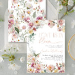 Vintage Peach Pink Love is in Bloom Bridal Shower Invitation<br><div class="desc">Love truly is in bloom, and this Vintage Peach and Blush Pink Floral Bridal Shower Invitation is the perfect way to celebrate a bride-to-be. Adorned with lush watercolor florals in vintage dusty pink and peach tones and elegant script typography, this design is romantic, sophisticated, and filled with heartfelt charm. This...</div>