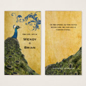 Vintage Peacock (Front & Back)