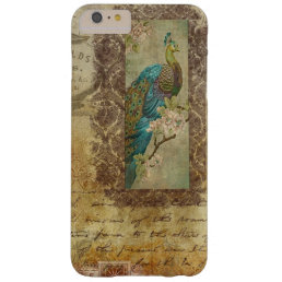 Vintage Peacock Background Phone Case