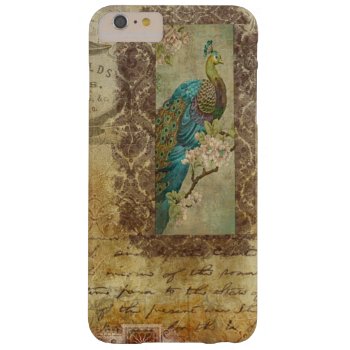 Vintage Peacock Background Phone Case by Magical_Maddness at Zazzle