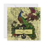 Vintage Peacock Couple's Shower Invitation