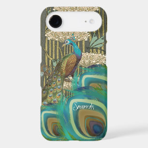 Vintage Peacock Dragonflies and Lilypads iPhone 17 Air Case