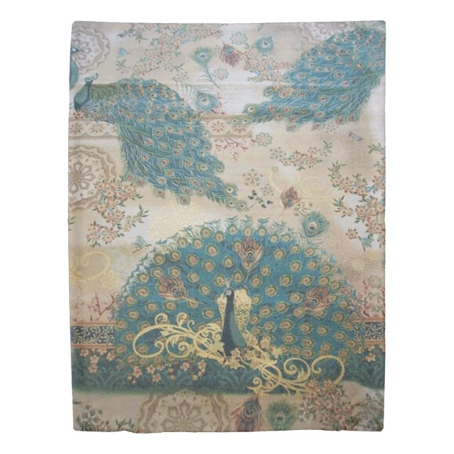 Vintage Peacock - Duvet Cover (Front)